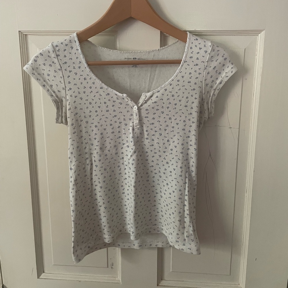 Brandy Melville Floral Top